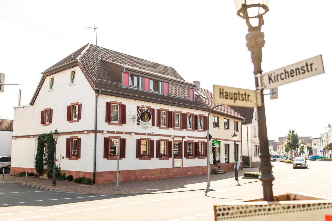 Hotel Loewen Eggenstein-Leopoldshafen Eksteriør billede